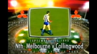 John Longmires 100Th Goal Quest North Melbourne Vs Collingwood 1990