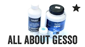 All about gesso - Mixed Media Art Tutorial