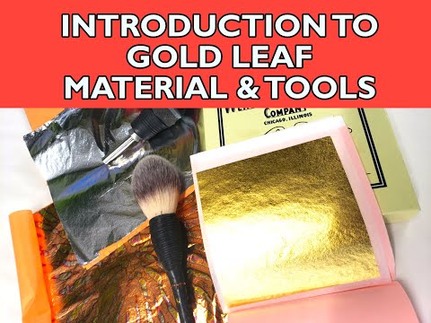 Introduction to Gold Leaf material & tools