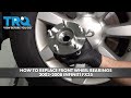 How to Replace Front Wheel Bearing  Hub Assemblies 2003-2008 Infiniti FX35