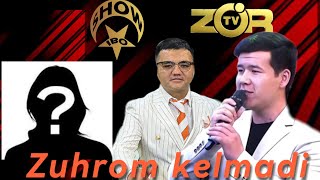 🔥 Zuhrom kelmadi | ibo show | SHIRALI OVOZ Mamurjon | Uzbek voice @ZORTVUZ ijro | milliy ashula