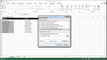 How to Use Excel to Match Up Two Different Columns : Using Excel & Spreadsheets