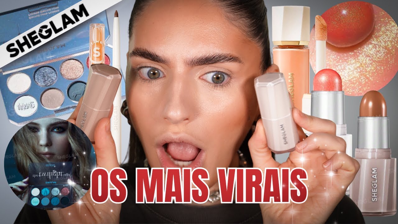 testando lançamentos MAIS VIRAIS DA *SHEGLAM* 😱 #tatatododiaútil10