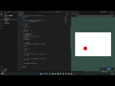 Bouncing ball proj. in js