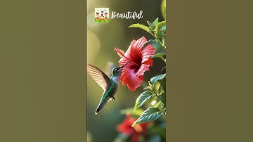 Nature is so beautiful 🥺 cute humming bird - The Kiddoland Cutesies