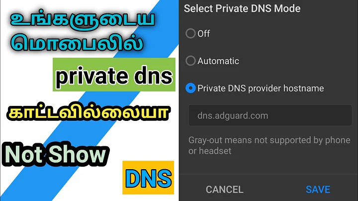 private dns not show|private dns unavailable pvt dns setting tamil mobile ads block|@A2ZThakaval