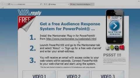 Installation of Mentometer Plug-in for PowerPoint®