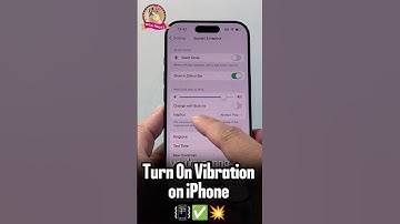 🔊 How to Turn On Vibration on iPhone (iOS 18) 📱