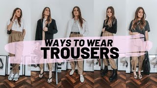 HOW TO STYLE TROUSERS / 5 Spring Outfit Ideas 2020 / Sinead Crowe screenshot 5