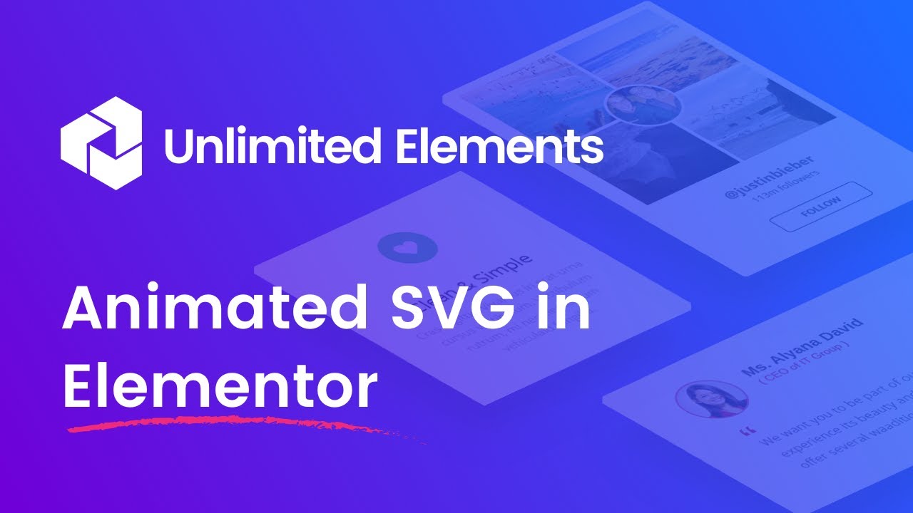 Download Animated SVG in Elementor - YouTube