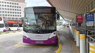 (SBST) SBS8869J On Service 292 Departing Tampines Interchange Boarding