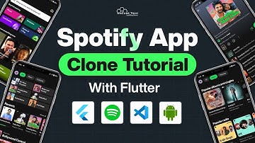 Build and Deploy Spotify Music App Clone with FLUTTER (VS Code, Dart, Figma) 2025