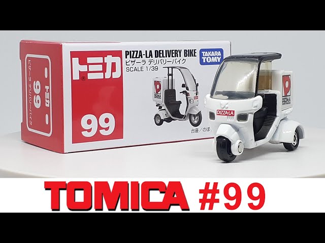 Tomica 99 Pizza-La Delivery Bike (トミカ No.99 ピザーラ デリバリー