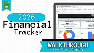 My 2026 Financial Tracker in Google Sheets | Budget, Bills, Savings & Debt Dashboard