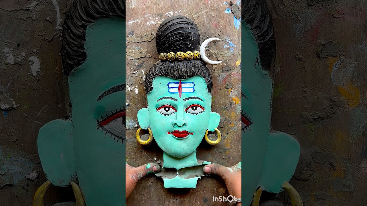 Mahadev murti making/bholenath murti making/mahadev idol making 