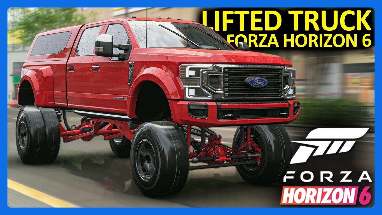 Forza Horizon 6 : LIFTED Ford F450 Customization!! (FH6 Gameplay)