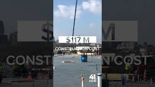 See vertical progress at new #kccurrent stadium #shorts #kshb41 screenshot 4