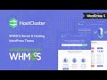 HostCluster WHMCS Hosting WordPress Theme || WHMCS Template Free Download || Make Hosting Website