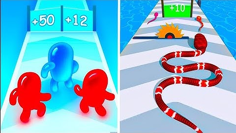 Join Blob Clash vs Snake Run | Epic Battle of Fun Games 🐍🟣🔥