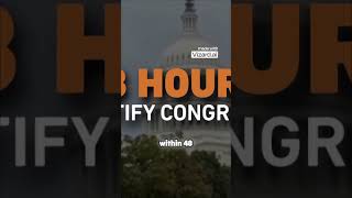 The 1973 law limiting Presidential war power #shorts