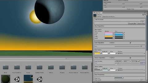 Dynamic Procedural Skybox Shader with Sun, Moon, and Stars