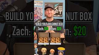 Who Can Build The Better Doughnut Box With $20? #shorts #games #food #donut #money