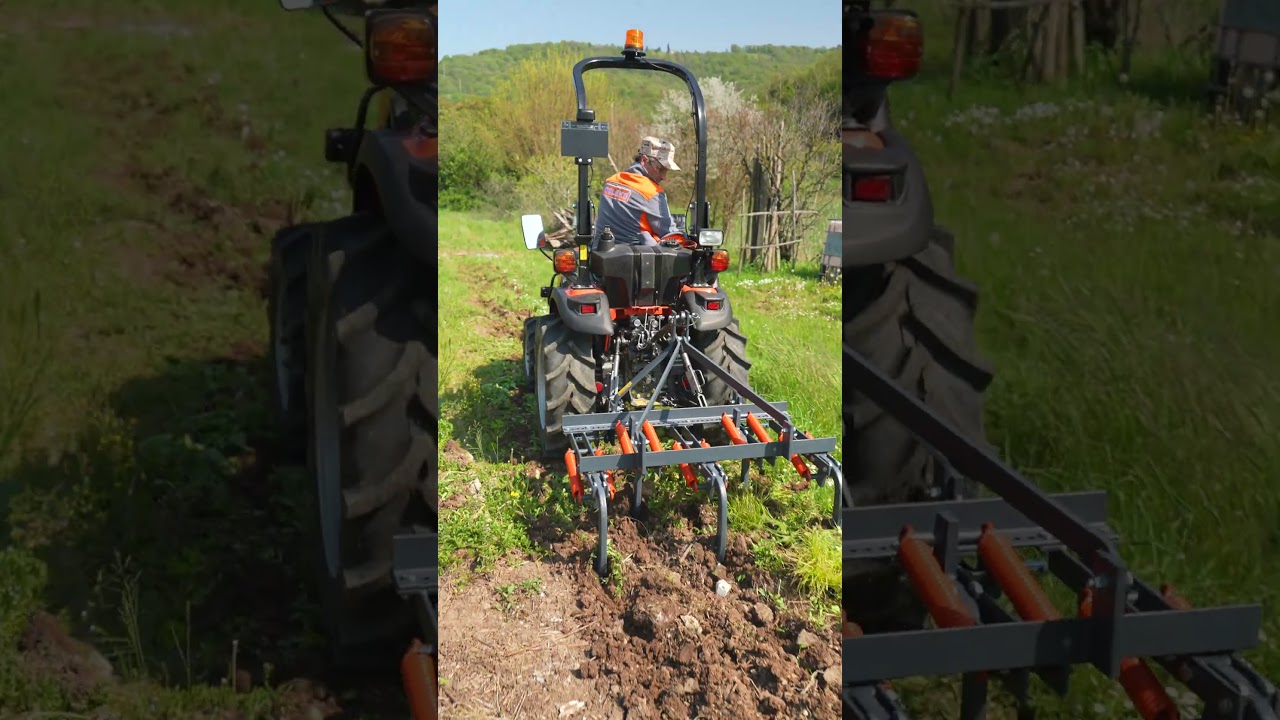 DELEKS DE 120/5: Estirpatore compatto, robusto e versatile. Conformità CE e garanzia 2 anni.