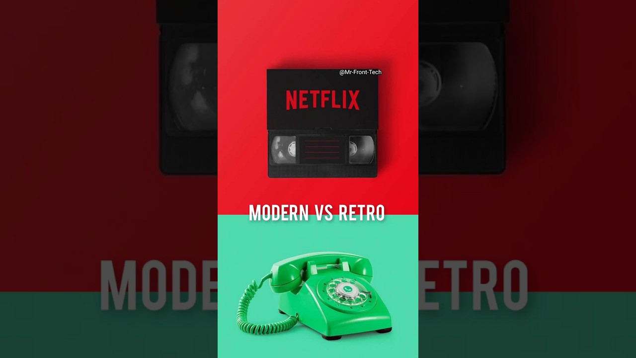 Modern Vs Retro 🌎 | Technology Innovation 