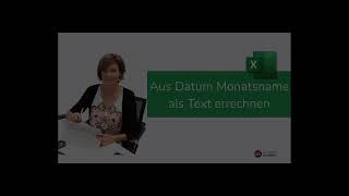 Excel Monatsname Als Text Ausgeben