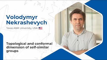 Volodymyr Nekrashevych. Topological and conformal dimension of self-similar groups