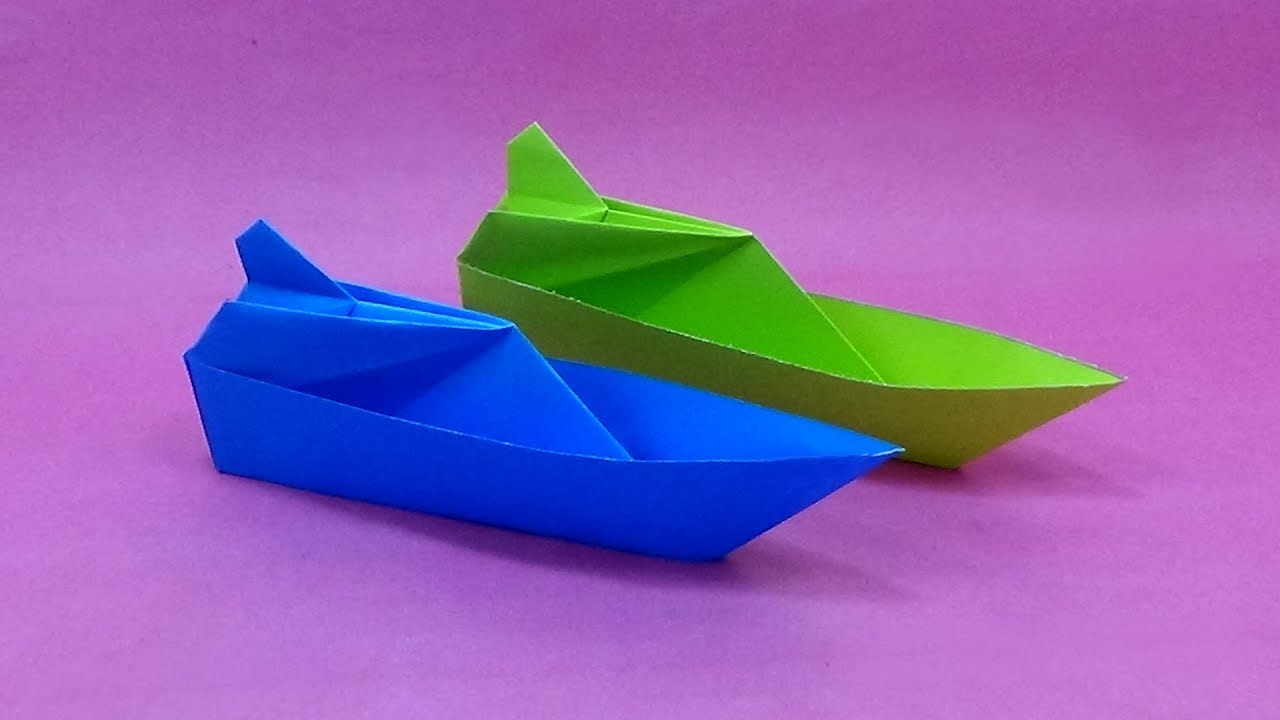 make paper yacht origami