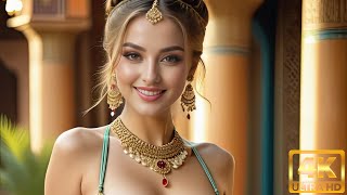 4K Pretty Ai Middle Eastern Girls: Flaunting Chic Dresses