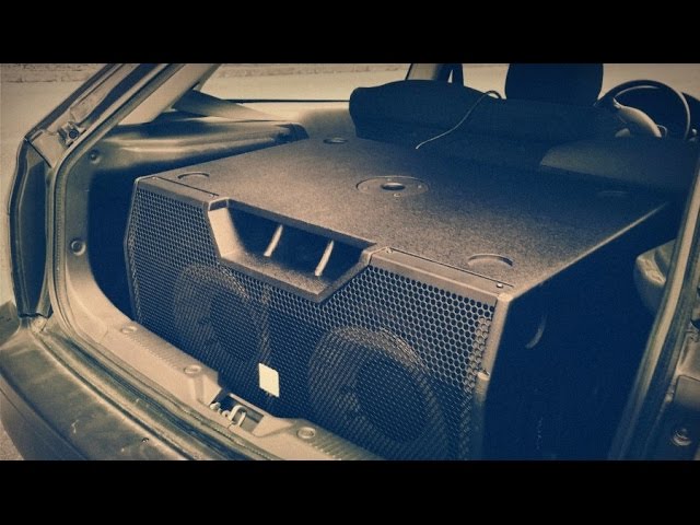 Malawi Tilskyndelse tabe PA SUBWOOFER IN CAR // the t.box Pyrit 212 Sub A - YouTube