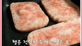 햄참치밥버거