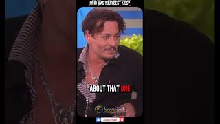 Johnny Depp Revealed His BEST Kiss On Live TV #JohnnyDepp #EllenDeGeneres #Shorts