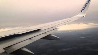 Ryan Air Landing At Eindhoven Airportein After A Flight From London Stanstedstn