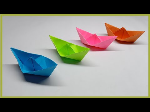 Cara Membuat Kertas Origami Perahu