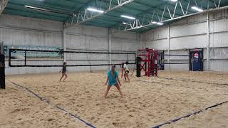 Zoey Mitchell Destiny White Vs Julianna Quintero Lauren Wilcock Game 1, Won 21-10