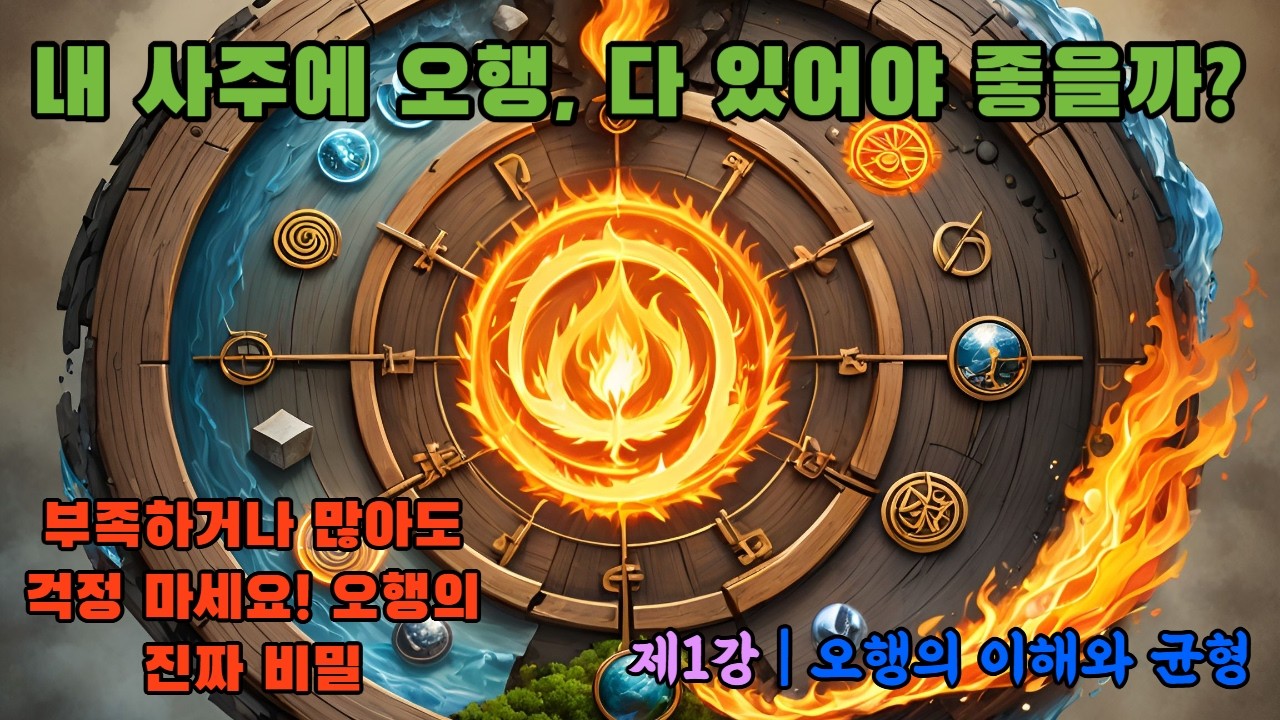 당신의 성격과 운명을 결정짓는 5가지 에너지의 비밀 (초보자 필독)