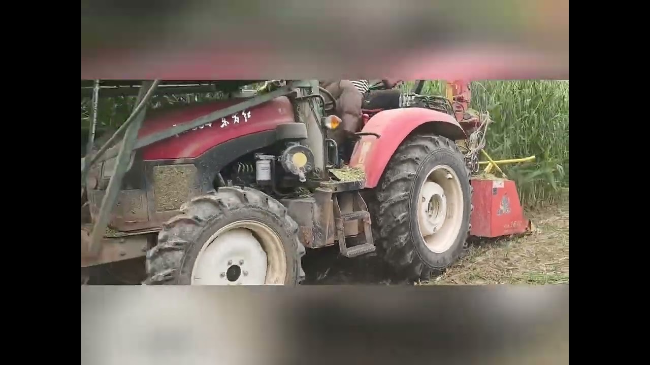 Tractor-driven disc storage machine