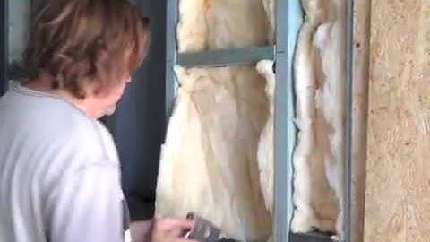 Part (4) Shipping Container House - Insulating the walls