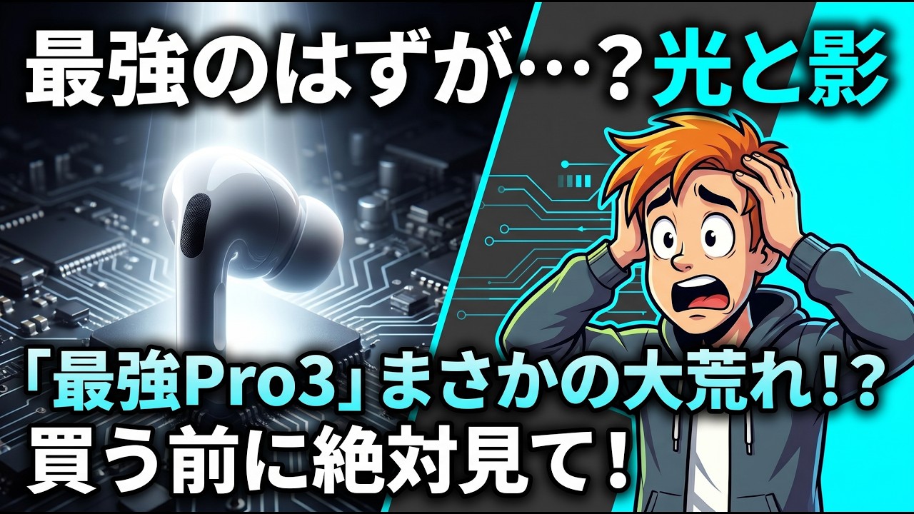 No way] The new AirPods Pro 3 fit is a total disaster—major
