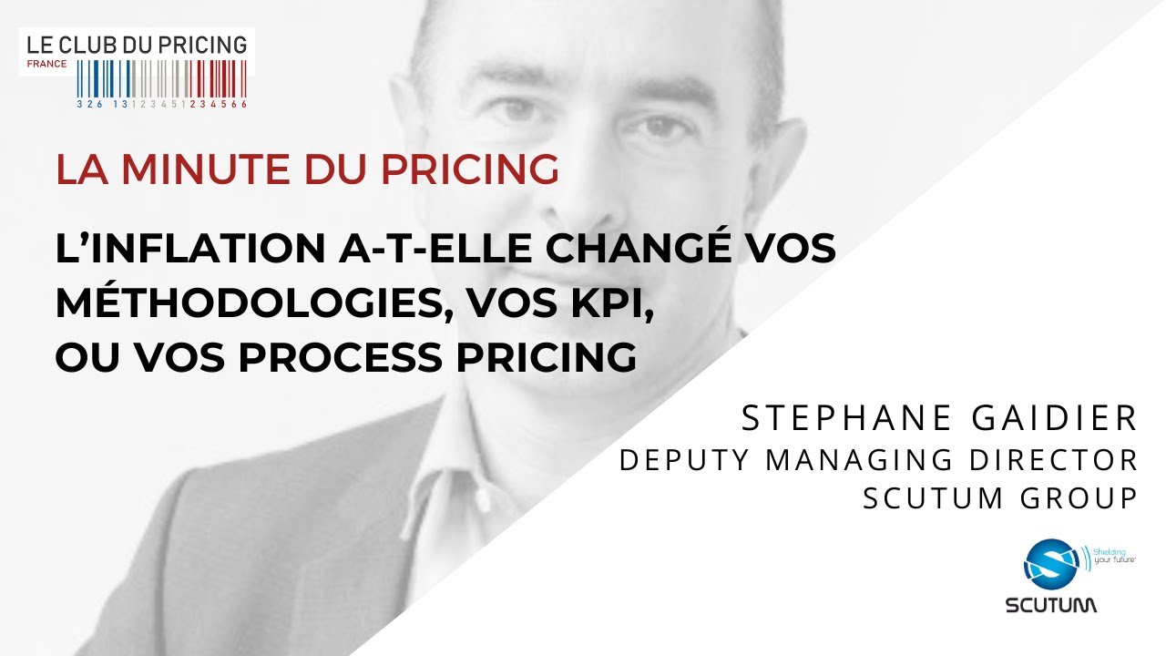 Inflation et process Pricing - La Minute du Pricing - YouTube