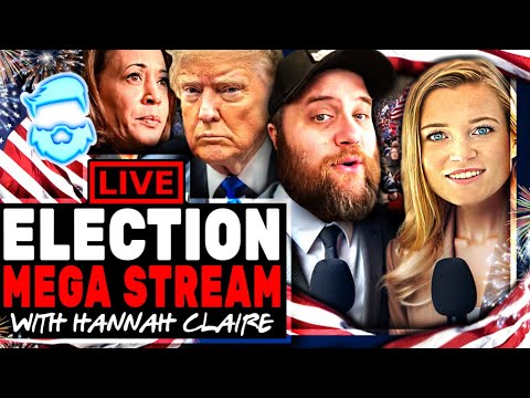 Live Election Coverage! Donald Trump vs Kamala Harris w/ Hannah Claire