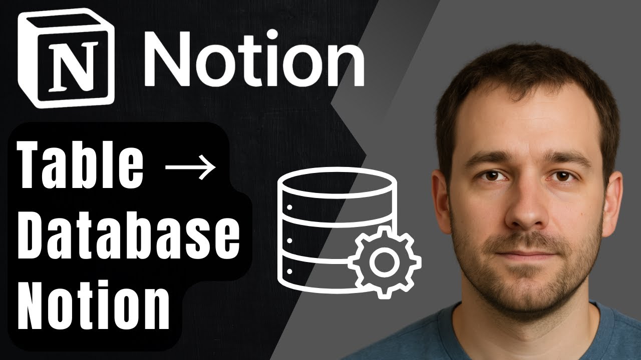How to Convert a Regular Table into a Database Table in Notion (2025 ...