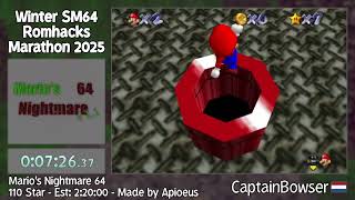 WSRM2025 - Marios Nightmare 64 110 Star by CaptainBowser