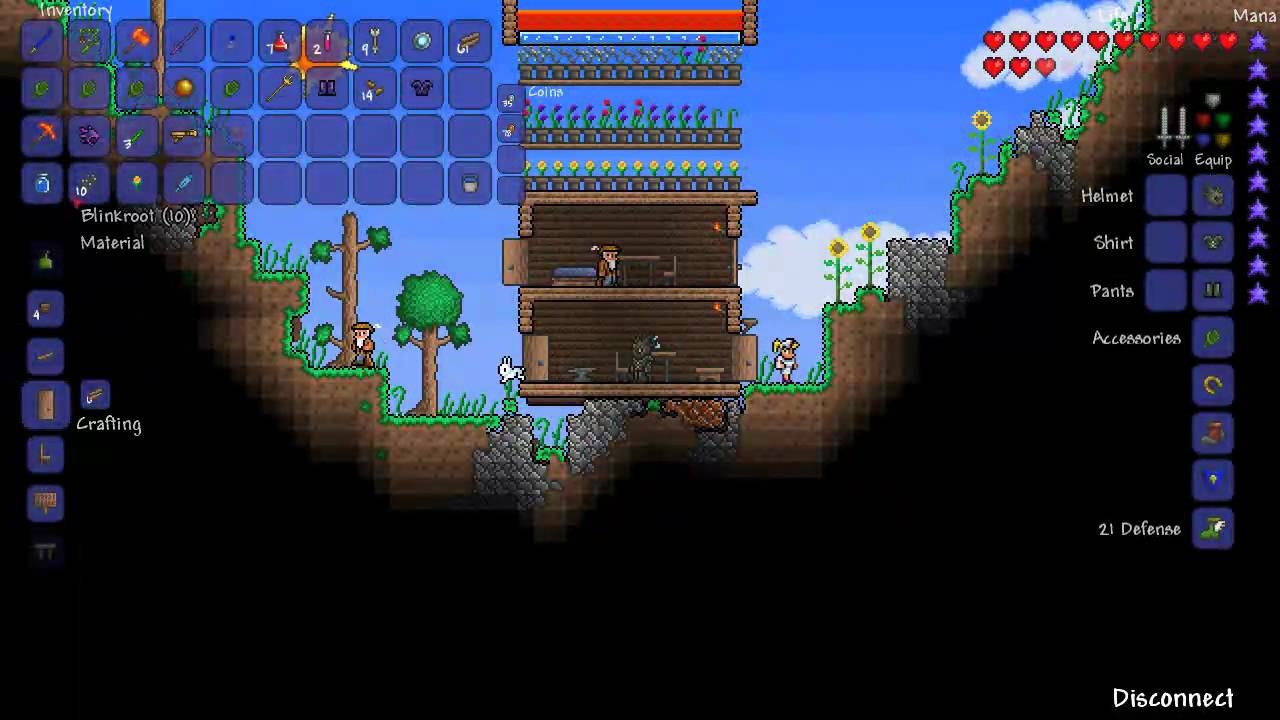 Terraria - Featherfall potion - YouTube