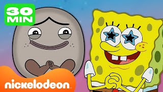 Bob Esponja | ¡Cada Vez que Bob Esponja y Piedra Papel Tijeras Fueron Iguales! | Nickelodeon