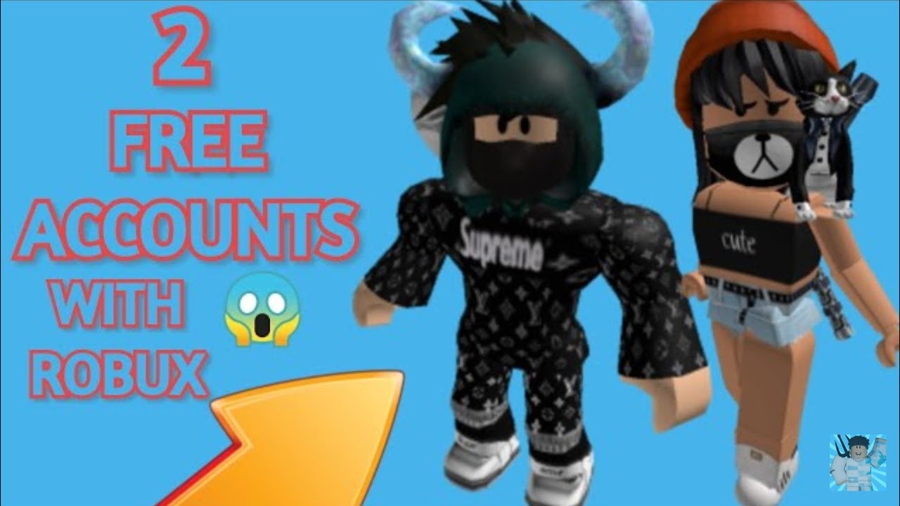 2 free Roblox Accounts! With robux and robux items (Boys & Girls) 2020 ...