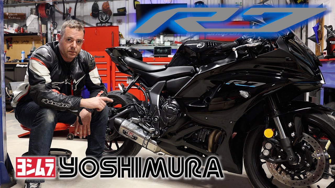 Yamaha R7 Yoshimura R77 Exhaust Install & Sound Test YouTube